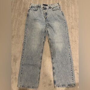 Fashion Nova Light Blue Straight Leg Jeans
